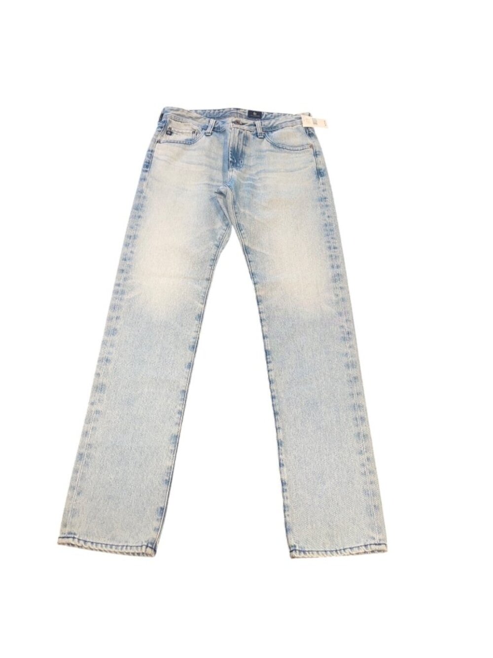 AG Tellis Modern Slim Jean Mens 32x33 Light Wash Denim DOTH Adriano Goldschmied